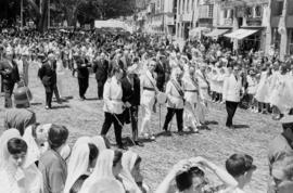 Málaga. Procesión del Corpus Christi. Junio de 1963