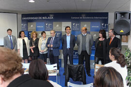 I Feria de Empleo de la Universidad de Málaga. Complejo de Estudios Sociales y de Comercio. Abril 2015