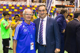 Acto de clausura y entrega de medallas. 14º Campeonato del Mundo Universitario de Fútbol Sala 2014 (FUTSAL). Antequera. Julio de 2014