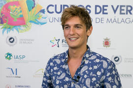 Xavi Martínez. Curso "Periodismo y comunicación". Cursos de Verano de la Universidad de Málaga. Ronda. Julio de 2018