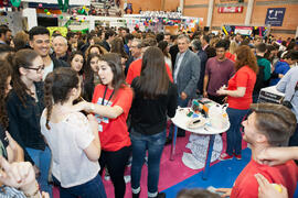 Jornadas de Puertas Abiertas de la Universidad de Málaga. Complejo Polideportivo Universitario. Abril de 2016