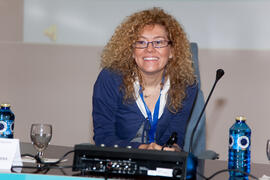 María Marcela González Gross. Panel de expertos del 4º Congreso Internacional de Actividad Físico-Deportiva para Mayores. Escuela Técnica Superior de Ingeniería Informática y Telecomunicaciones. Marzo de 2011