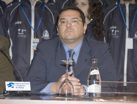 José Luis Sánchez. Acto de Clausura del 2º Congreso Internacional de Actividad Físico-Deportiva para Mayores de la Universidad de Málaga. Palacio de Ferias y Congresos de Málaga. Marzo de 2007