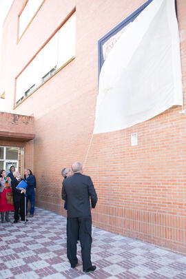 Inauguración del mural conmemorativo del 50 Aniversario de la Facultad de Económicas. Facultad de Ciencias Económicas y Empresariales. Marzo de 2019