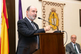 Intervención de Eduardo de Teresa Galván. Celebración de San Lucas. Facultad de Medicina. Noviembre de 2019