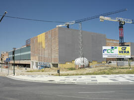 Obras de la ampliación del Campus de Teatinos. Marzo de 2008