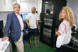 Visita al buque de investigación UCADIZ. Presentación del I curso de verano "Mares de Andalucía". Puerto de Málaga. Julio de 2018