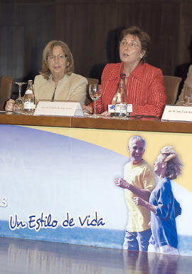 Acto de Inauguración del 2º Congreso Internacional de Actividad Físico-Deportiva para Mayores de la Universidad de Málaga. Palacio de Ferias y Congresos de Málaga. Marzo de 2007