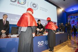 Investidura de Emilia Casas Baamonde como Doctora "Honoris Causa" por la Facultad de Derecho de la Universidad de Málaga. Paraninfo. Noviembre de 2022