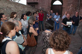 Visita nocturna tematizada a la Alcazaba. Olimpiada Española de Economía, Fase Nacional. Alcazaba de Málaga. Junio de 2015