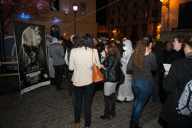 Momentos previos a la gala inaugural de la XXV edición de Fancine de la Universidad de Málaga. Teatro Cervantes. Noviembre de 2015