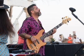 Concierto de Julia Martín. Festival solidario en los Baños del Carmen. Cursos de Verano de la Universidad de Málaga. Málaga. Julio de 2019