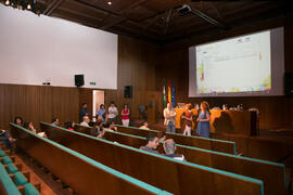 Laura Marín presenta el curso "La buena Inteligencia Artificial". Cursos de Verano de la Universidad de Málaga. Ronda. Julio de 2018