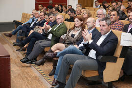 Asistentes. Conferencia de Luis Garicano Gabilondo. Paraninfo. Noviembre 2015