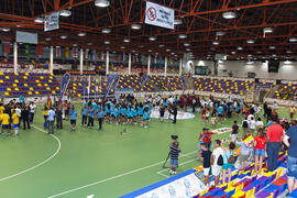 Acto de clausura y entrega de medallas. 14º Campeonato del Mundo Universitario de Fútbol Sala 2014 (FUTSAL). Antequera. Julio de 2014