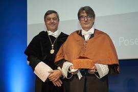 Toma de posesión de Enrique Márquez Segura como nuevo Vicerrector de Transferencia, Empresa y Transformación Digital de la Universidad de Málaga. Paraninfo. Marzo de 2024