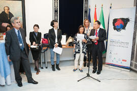 Park Hee-Kwon en la X Tribuna España - Corea. Edificio del Rectorado. Octubre de 2015