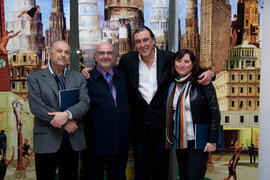 Inauguración de la exposición de Lorenzo Saval. Rectorado. Enero de 2008