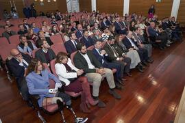 Público asistente a los I Premios del Aula de Economía y Deporte de la Universidad de Málaga. Edificio del Rectorado. Febrero de 2024