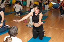 Actividades deportivas. Jornada de Puertas Abiertas de la Universidad de Málaga. Complejo Polideportivo Universitario. Abril de 2016