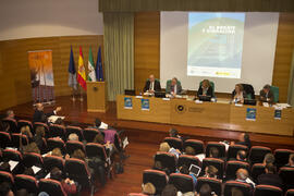 Mesa 1: "La perspectiva de las Naciones Unidas". Jornada "Brexit y Gibraltar. Un reto con oportunidades conjuntas". Edificio del Rectorado. Febrero de 2017