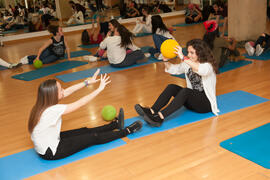Actividades deportivas. Jornada de Puertas Abiertas de la Universidad de Málaga. Complejo Polideportivo Universitario. Abril de 2016