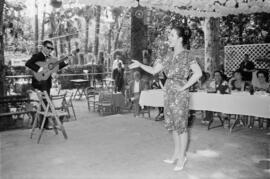 Feria de Málaga. Actuación en la caseta oficial de la feria del Real. Julio de 1963