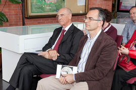 Inauguración de la exposición "40 años de la Biblioteca". Biblioteca General. Abril de 2013