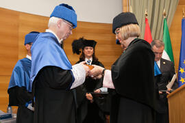Investidura como Doctor "Honoris Causa" de Jean-Marie Lehn por la Facultad de Ciencias de la Universidad de Málaga. Edificio del Rectorado. Junio 2015