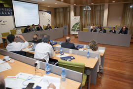 Encuentro de rectores de Brasil, Portugal y España: Creación de empresas de base tecnológica. Edificio del Rectorado. Octubre de 2015
