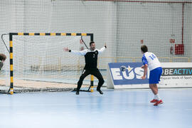 Partido Universidad de Oporto - Universidad de Barcelona. Categoría masculina. Campeonato Europeo Universitario de Balonmano. Antequera. Julio de 2017