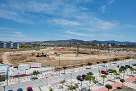 Inicio de las obras de la nueva Facultad de Turismo. Campus de Teatinos. Abril de 2021