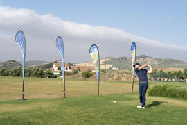 Jugador de la Universidad de Málaga. Campeonato Europeo de Golf Universitario en Antequera Golf. Antequera. Junio de 2019