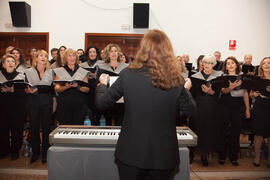 Homenaje a los jubilados y al personal que cumple 25 años de servicio en la Universidad de Málaga. Paraninfo. Octubre de 2012