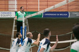 Partido UCAM - Universidad de Almería. Campeonato de España Universitario de Voleibol. Complejo Polideportivo Universitario. Abril de 2018