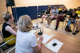 Ponencia de Nuria Cano, "La audiencia social: el análisis de las redes sociales y su relación con la tv". Curso "La televisión del siglo XXI, nuevos formatos y consumos". Cursos de verano 2018 de la Universidad de Málaga. Marbella. Julio de 2018