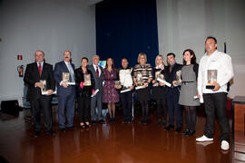 Entrega de distinciones por el Día de Andalucía. Escuela Técnica Superior de Ingeniería Informática. Febrero de 2011