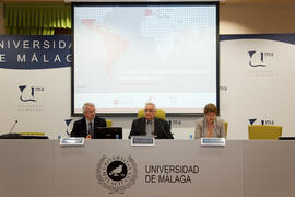 Segunda sesión del X Pleno del Consejo Universitario Iberoamericano (CUIB) en la Universidad de Málaga. Rectorado. Marzo de 2012