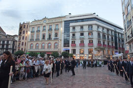 Procesión Magna Mariana con motivo del "Mater Dei". Centro histórico de Málaga. Septiembre de 2013