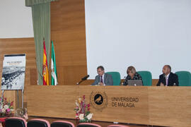 Inauguración de la exposición "Málaga, una visión panorámica". Rectorado. Diciembre de 2007