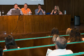 Mesa redonda: "Las claves del éxito de las radiofórmulas y los nuevos formatos televisivos". Curso "Periodismo y comunicación". Cursos de Verano de la Universidad de Málaga. Ronda. Julio de 2018