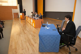 Debate electoral entre los candidatos a Rector de la Universidad de Málaga. Escuela Técnica Superior de Ingeniería Industrial. Noviembre de 2015