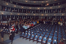 Apertura del Curso Académico 1995/1996 de la Universidad de Málaga. Teatro Cervantes. Octubre de 1995