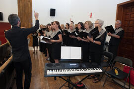 Coro Oficial de la Universidad de Málaga. Homenaje al personal que cumple 25 años de servicio en la UMA o jubilado. Paraninfo. Junio 2016