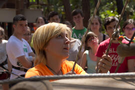 Actividad en Aventura Amazonia Marbella. Olimpiada Española de Economía, Fase Nacional. Marbella. Junio de 2015