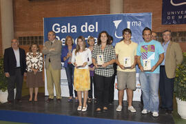 Gala del deporte de la Universidad de Málaga. Complejo Polideportivo Universitario. Mayo de 2010