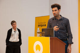 Presentación del proyecto "Bar Nou. Reforma integral de Son Amengual Puig". V Foro Arquia/Próxima 2016: Futuro Imperfecto. Paraninfo. Octubre de 2016