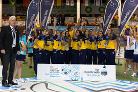 Medalla de oro para Brasil. Acto de clausura y entrega de medallas. 14º Campeonato del Mundo Universitario de Fútbol Sala 2014 (FUTSAL). Antequera. Julio de 2014