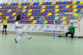Partido Irán contra Bielorrusia. 14º Campeonato del Mundo Universitario de Fútbol Sala 2014 (FUTSAL). Antequera. Julio de 2014