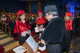 Investidura de Emilia Casas Baamonde como Doctora "Honoris Causa" por la Facultad de Derecho de la Universidad de Málaga. Paraninfo. Noviembre de 2022